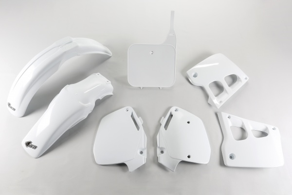 Plastic Kit white for Honda CR 125 R 2T (1991-92) - CR 250 R 2T (1990-91)